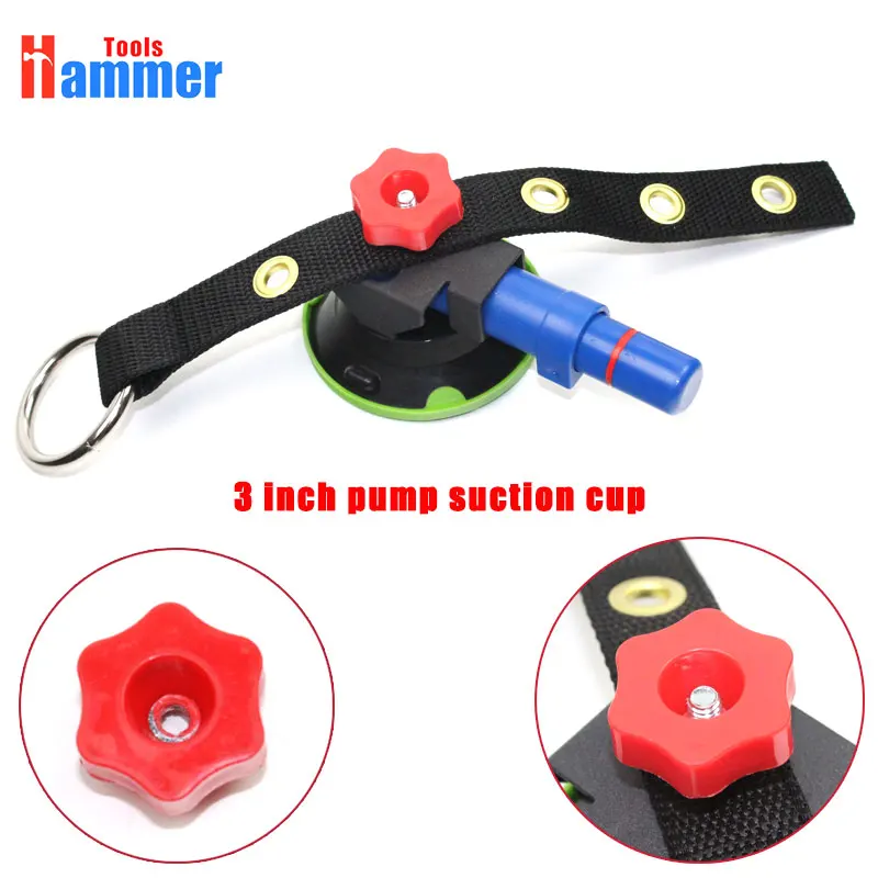 PDR King Tools 75mm Heavy Duty Hand Pump Suction Cup with strap for paintless dent repair