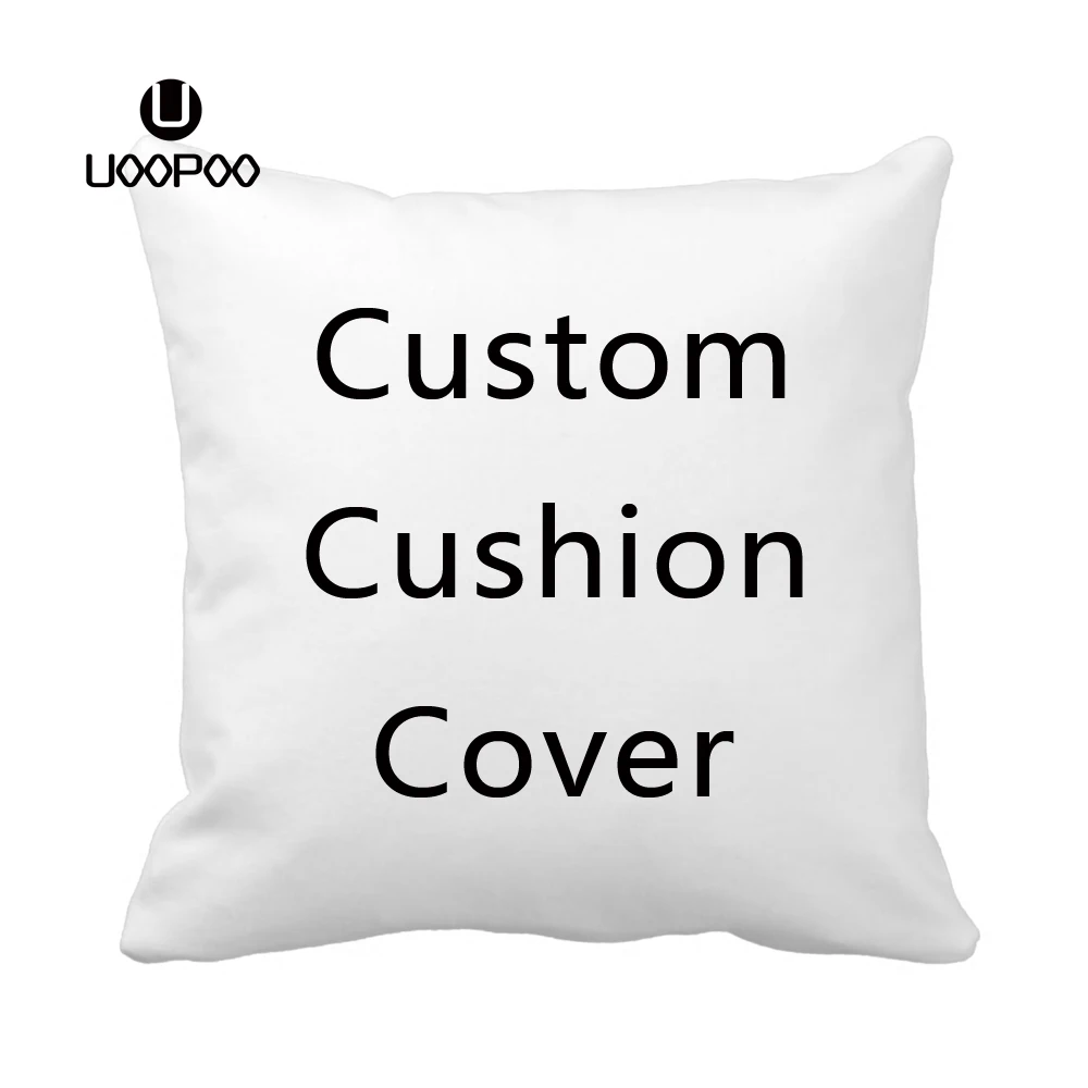 

DIY Image Photo Text Design Print Custom Cushion Cover High Quality Home Decorative Throw Pillow Case Personalized Pillow Cover