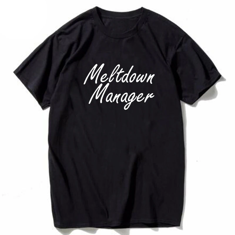 Love  Manager T-Shirt Mom Life Shirt Funny   Tops Unisex Gray Black Tshirt Hipster Aesthetic Outfits Female Tshirts