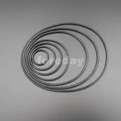 10PCS/LOT Silicone Rubber Belt Round Pulley Power Transmission Sprockets Belts 2MM 2.5MM 19MM 30MM 40MM 50MM 60MM 70MM 80MM 90MM