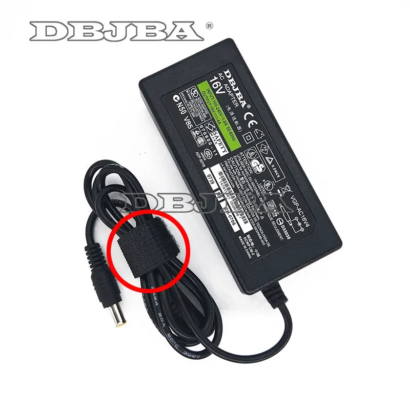 

New Adapter For Sony PCG-591L VGN-TT47GG PCG-505 Series PCG-C1 Series Laptop Ac Adapter 16V 4A 6.5X4.4mm VGP-AC16V13