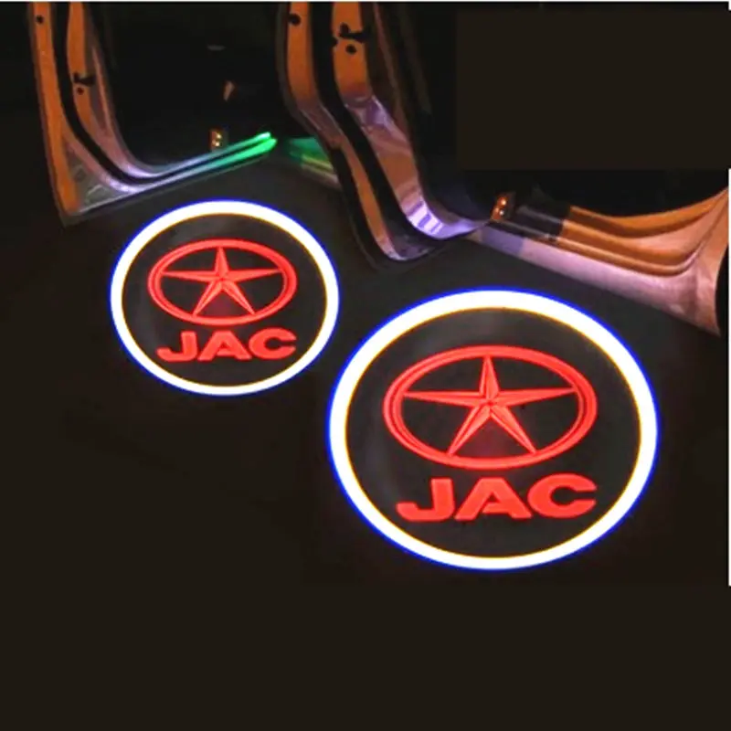 

Car Dedicated Welcome Lights Door Lights Modification For Jac T5 Jac S3 2 Piece/lot