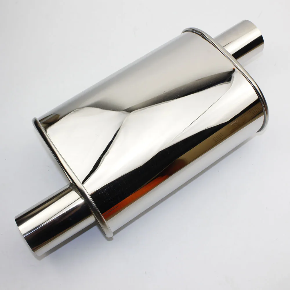 

Car accessories Stainless steel 304 exhaust pipe M drum internal back pressure muffler