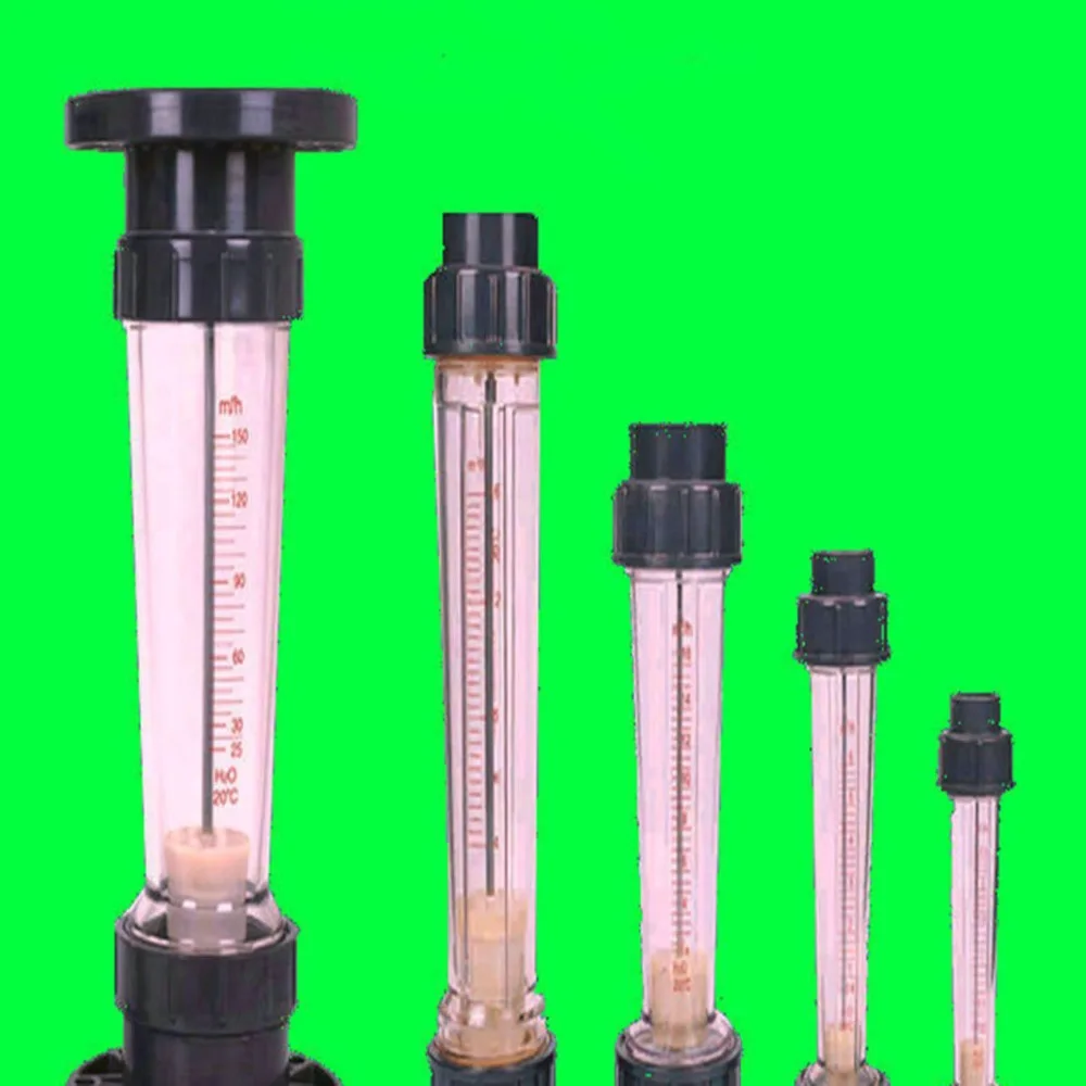 

LZS-15 (50-500 L/H Short tube) Pipeline water rotameter flow meter flowmeter Tools Measurement FlowMeters LZS15