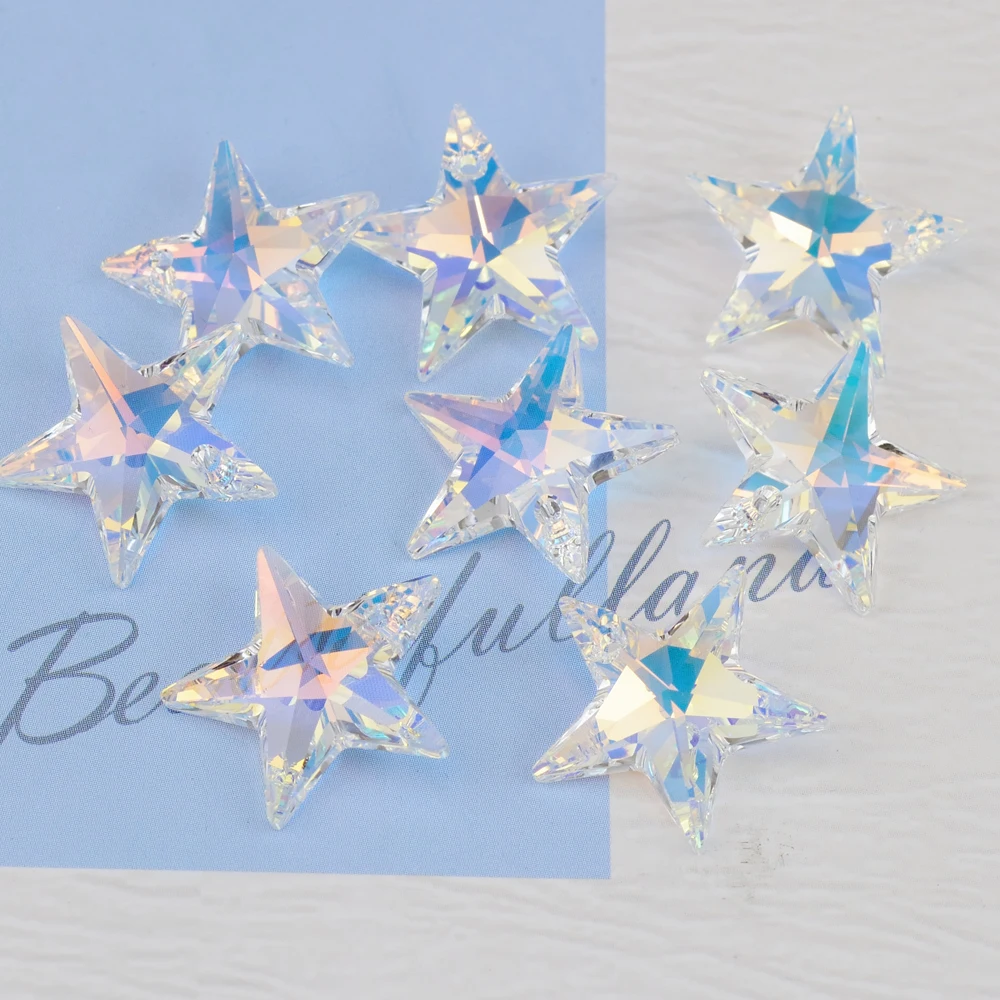 (1 piece) Original Crystal from Austria 6714 Star Pendant Loose Beads Rhinestone for DIY Jewelry Making