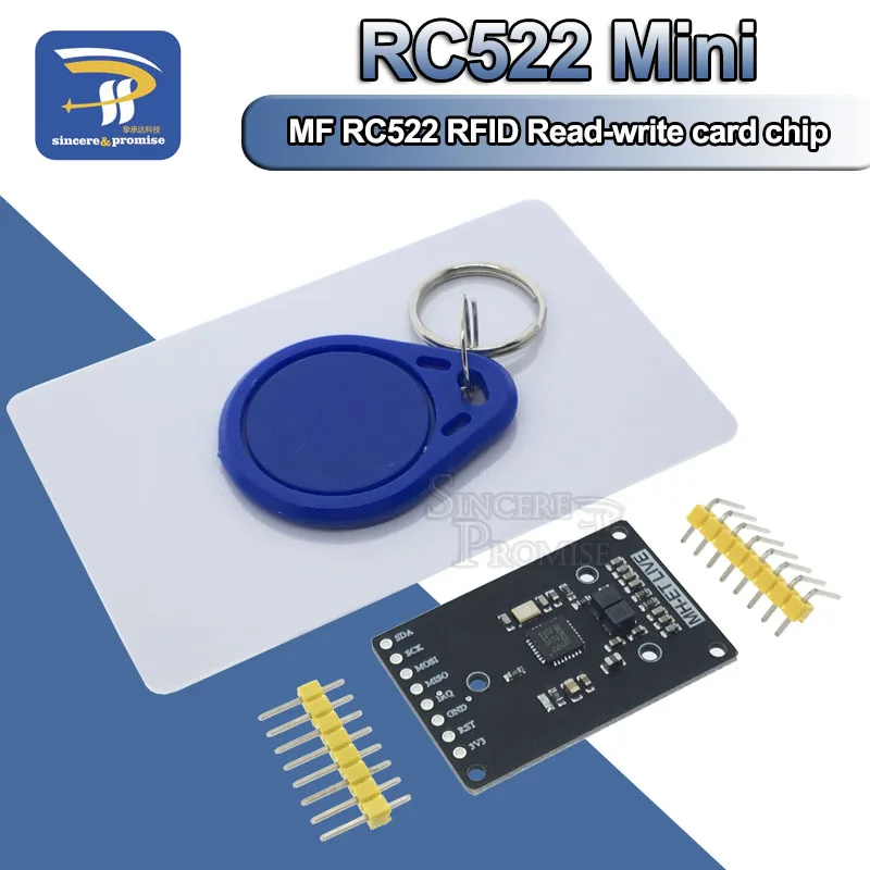 RFID Module RC522 Mini Kits S50 13.56 Mhz 6cm With Tags SPI Write & Read For Arduino Uno 2560