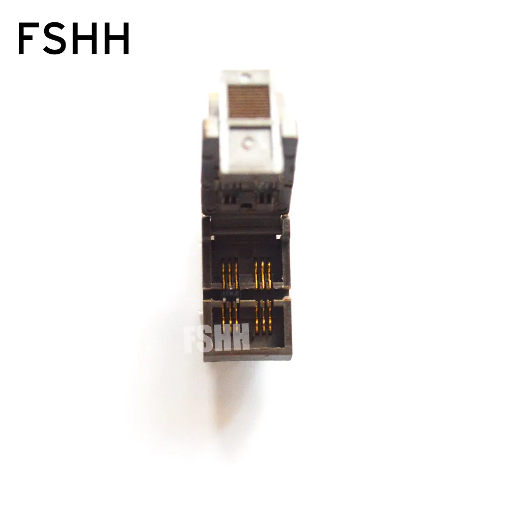 SOT-23 مقبس حرق SOT23-6 SOT-23-6 SC-74 SC74 IC اختبار المقبس/مقبس IC (وضعان/مقعد اختبار الوجه)