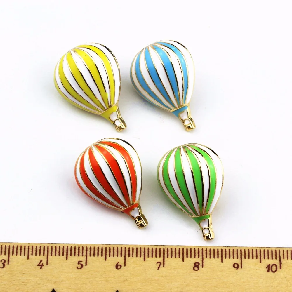 Timlee X004 Cartoon Enamel Cute Hot Air Balloon Brooch Pins Fashion Jewelry Wholesale .