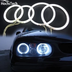 HochiTech WHITE 6000K CCFL Headlight Angel Demon Eyes Kit angel eyes light For Volkswagen VW Golf Mk4 1998 to 2004