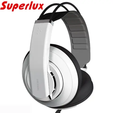 Superlux HD681 EVO Upgraded Version Dynamic Semi-Open Audio Monitoring Headphone Detachable Audio Cable HiFi Stereo Headset