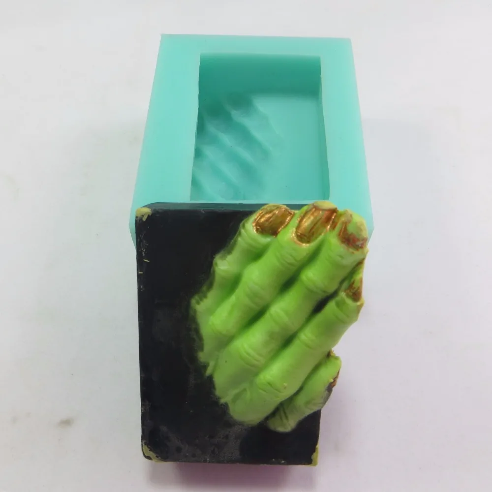 

Witch Hand Soap Silicone Molds Creepy Witch Hand Soaps Mould Handmade Soap Making Silica Gel Silicone Rubber PRZY Eco-friendly