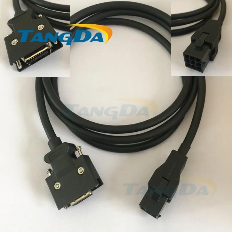 Tangda Servo motor code line series connection wire Cable 5 meters MR JCCBL5M L MR J2S 40A HC KFS43 JCCBL5M