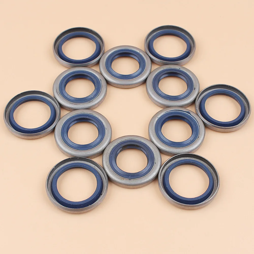 6Set Crankshaft Oil Seal For Husqvarna 362 365 371 372 372XP 371K 375K Jonsered 2065 2071 2171 Chainsaw Spare Parts motosierras