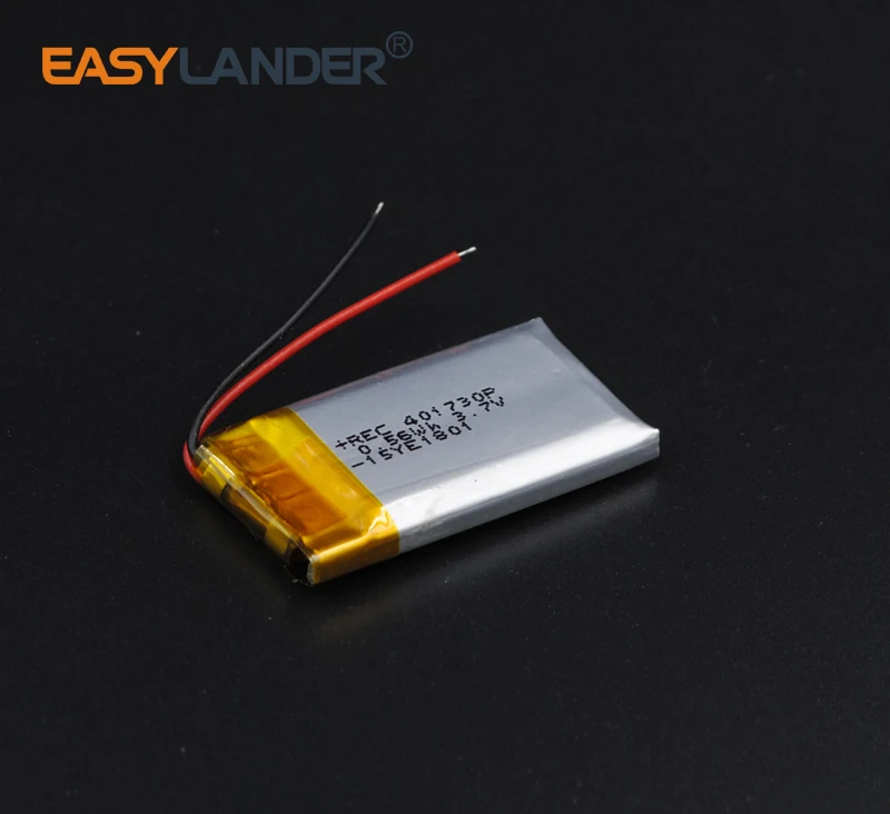 

3.7V 150mAh 401730 lithium Polymer Battery For Bluetooth Headset GPS DVR 401630