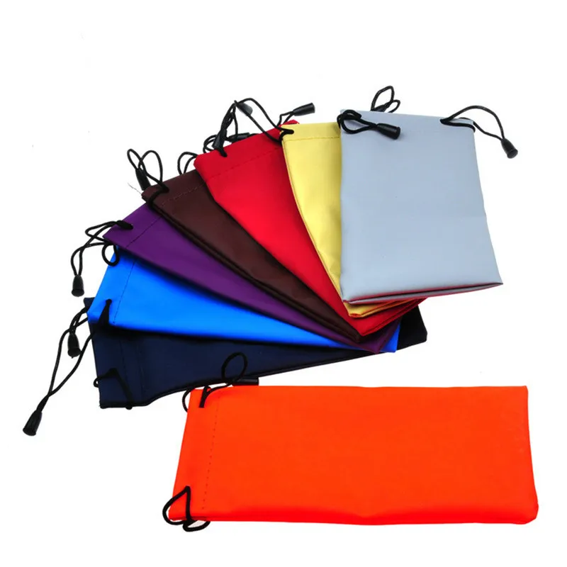 1PC Pouches Soft Cloth Dust Pouch Optical Glasses Carry Bag for Sunglasses MP3 Player / Phone /Reading Glass Drop Shipping
