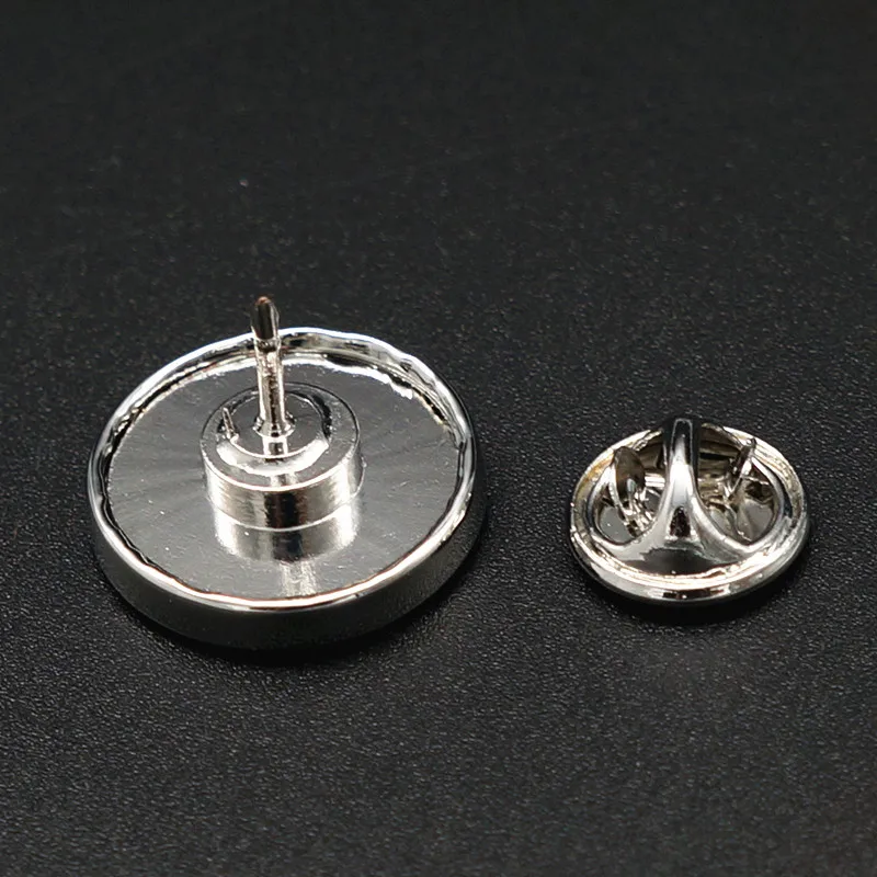 Hot sale PJ0028 Popper Jewelry trendy Snap Charm Brooch Simple deduction Fit 18mm Metal charming Snap Button wholesale