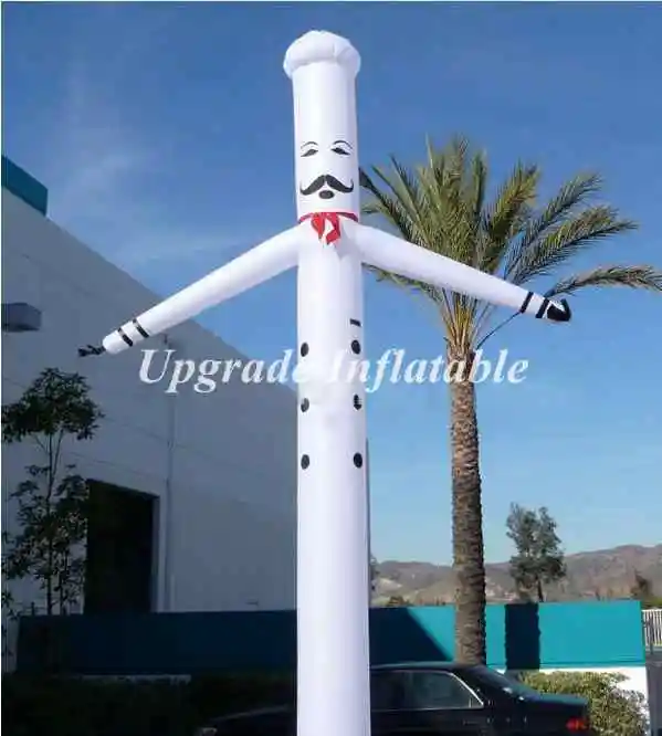 20ft Restaurant Advertising Waving Chef Tube Man Inflatable Chef Air Dancer For Promotion