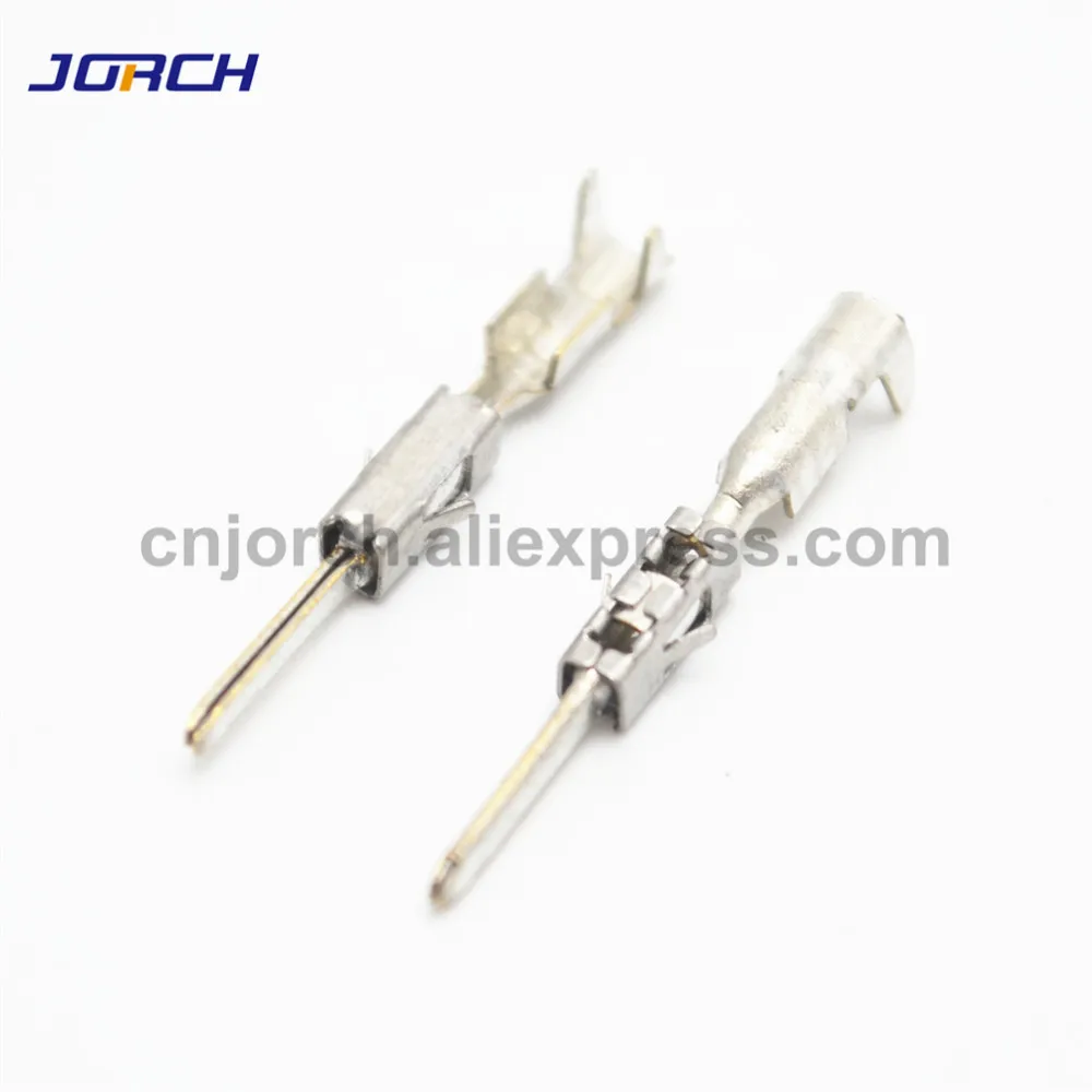 100Pcs Car Male wire Crimp terminal Pin for VW Tyco TE Audi Seat Skoda Repair Auto spade electrical connector 964269-2