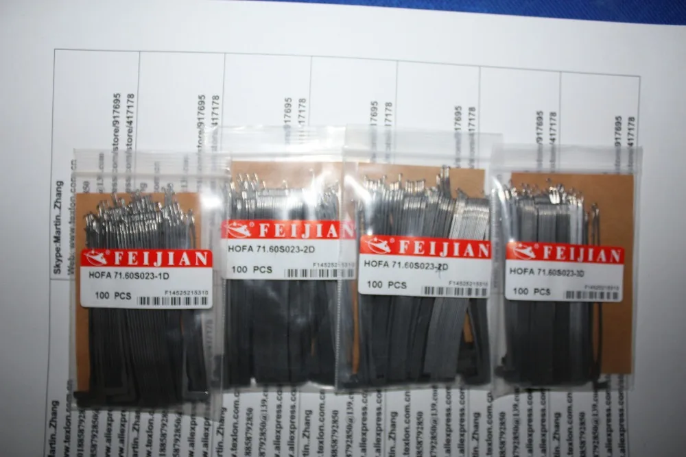 Agujas para calcetería de un solo cilindro, HOFA 71,60, S023-1D, HOFA 71,60, S023-2D, HOFA 71,60, S023-3D, 71,60, S023-4D