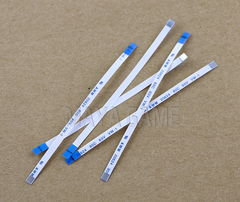 100 Buah/Lot untuk Playstation 3 PS3 Ramping 3000 Kabel Fleksibel Sakelar Daya 6in Kabel Pita Datar Fleksibel OCGAME