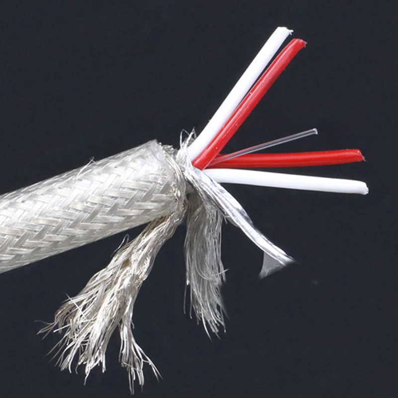 Cavo di interconnessione audio per altoparlante con segnale RCA placcato argento QED 4 core audio HiFi