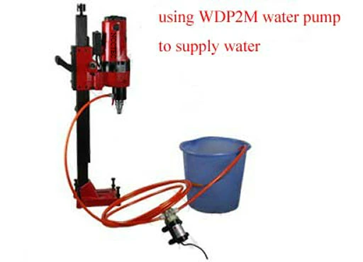 Water collection unit water supply set for Diamond desktop or hand held drill machine |6.5m water pipe+Booster pump+Power supply