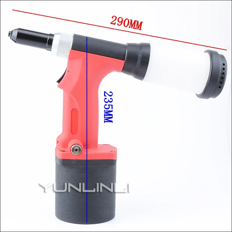 Pneumatic Nail Gun Strong Force Riveter Nailer Automatic Pneumatic Rivet Gun Self-priming Stainless Steel Blind Rivet Gun SR-01