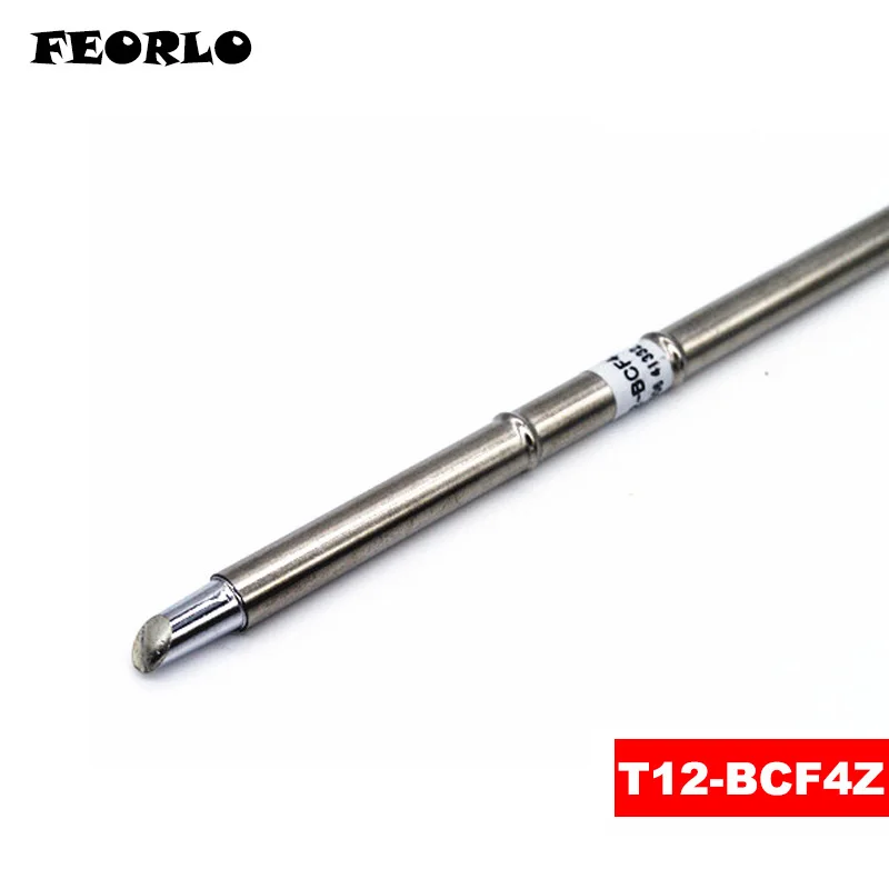 Feorlo-acessórios para solda, 3 peças, pontas de solda t12, para hakko 10bcf2z bcf3z bcf4z b b2 b3 b4, bz