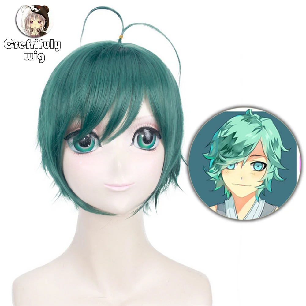 

Arena Of Valor: 5v5 Arena Game Short Cosplay Wig Green Synthetic Hair Halloween Costume Party Play Wigs High Temperature Fiber