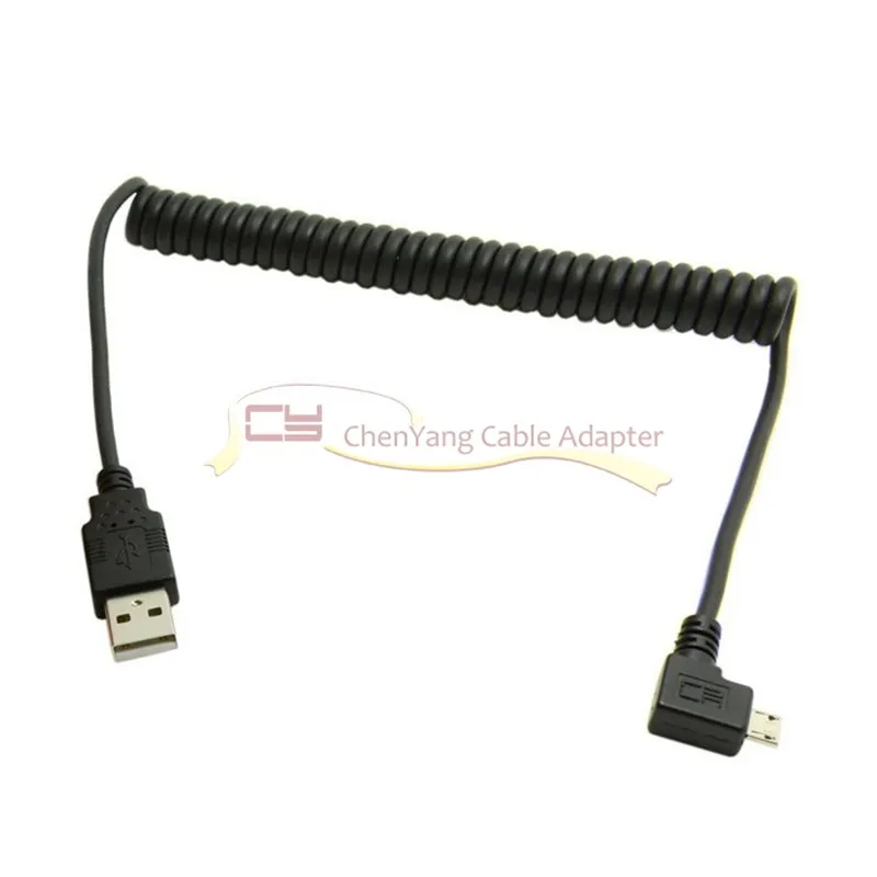 Micro usb cabo de dados para tablet, esquerda angular, 90 graus, usb 2.0