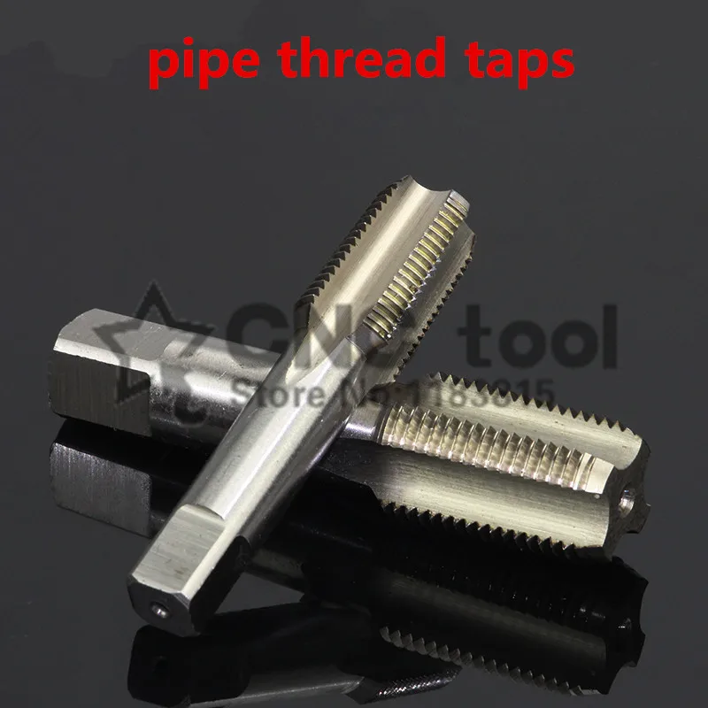 Free shipping 1 PCS G1/4-19 Z1/4-18 ZG1/4-19 pipe thread taps, high speed steel straight slot machine with screw tap