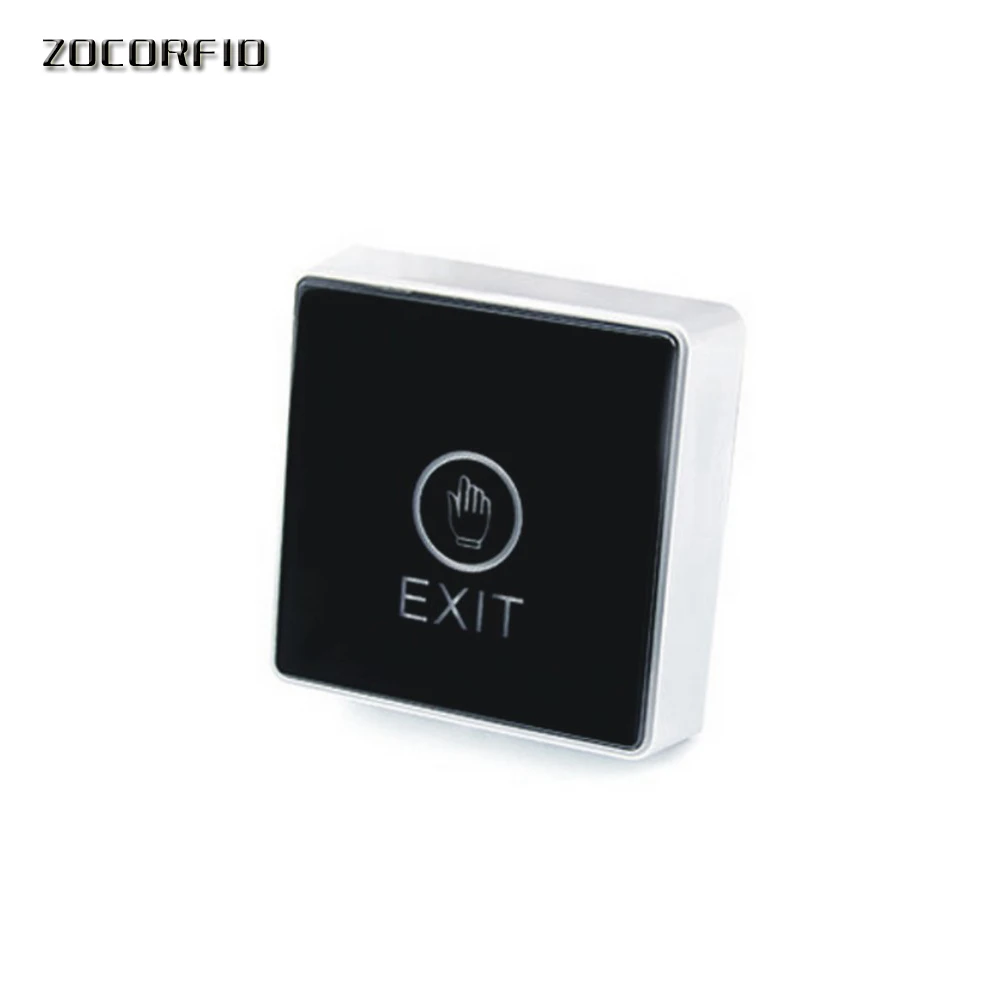 Push Touch Exit Button Door Eixt Release Button for access Control System for Home Security Protection With LED Indicator