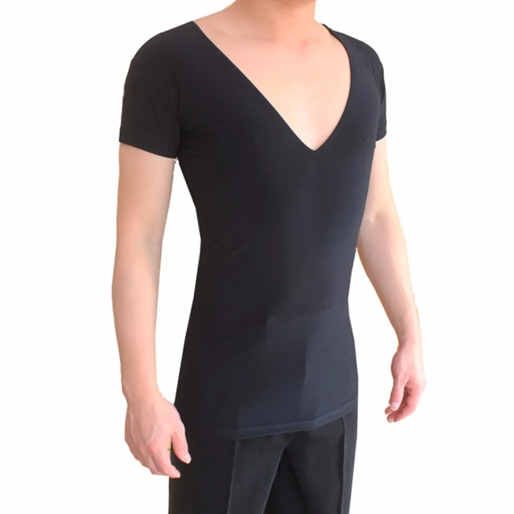 

New Style Latin Dance Shirts For Males Durable Fabric Clothes Tops Men Adult Professional Club Paso Ballroom Showing Wears 7030