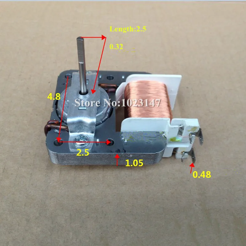 Microwave Oven 2 pin Fan Motop 220V 18W Motor YZ-E6120 MDT-10CEF for Galanz Midea etc. Parts Accessories