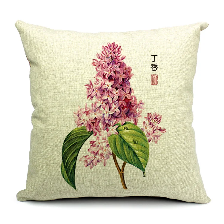 Slow Soul American Countryside Flower Cushion Cover Poetic Garden Pillow Case  Housse De Coussin Almofada Funda Cojin