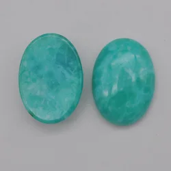 25x18MM Amazonite Stone Oval Cabochon Jewelry For Woman Gift Making (2pcs/lot) H185