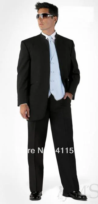 

FREE shipping/custom made cheap Black Groom Tuxedos Groomsmen Men Wedding groom wear Suits/men for dress
