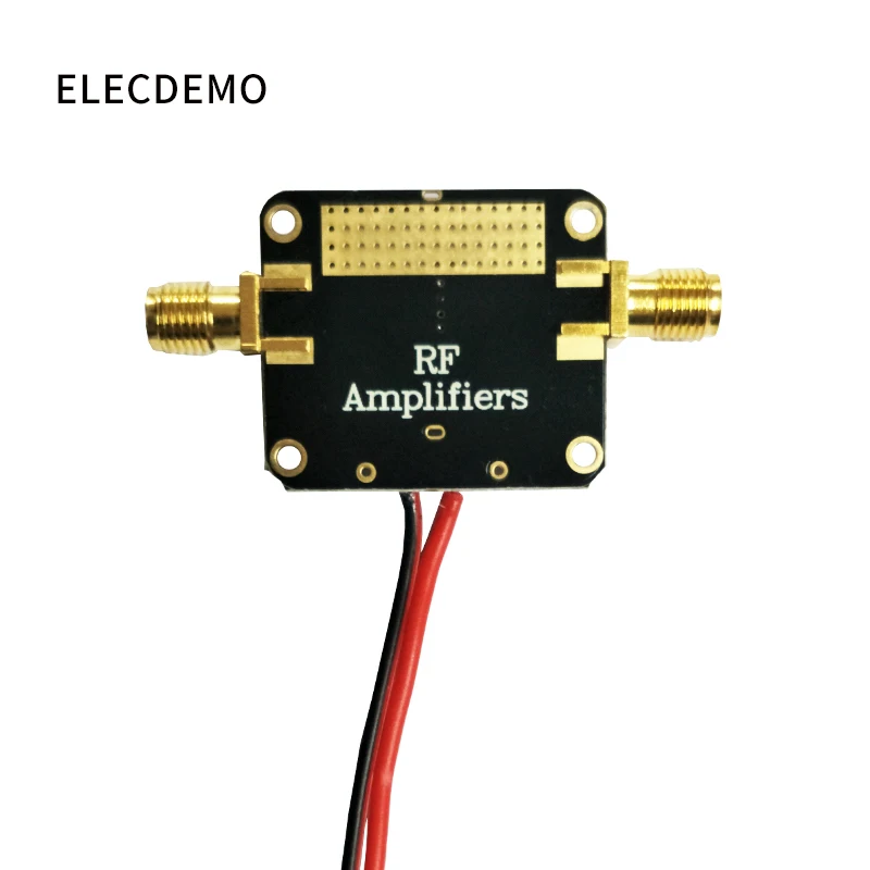 RF Amplifier Low Noise LNA Broadband 10M-8GHz Gain 12dB Gain Onboard Shield Cover