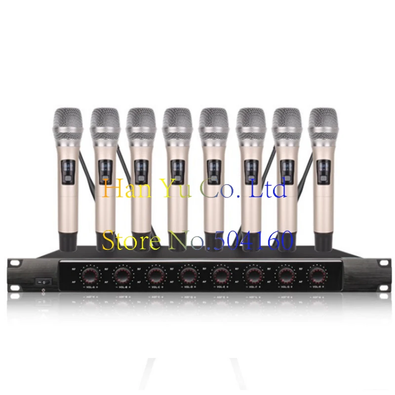 

Professional Wireless Microphone One To Eight Handheld Collar With Gooseneck Conference Microphone Wireless Conference