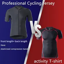 Men's Black Reflective Cycling Jersey #6