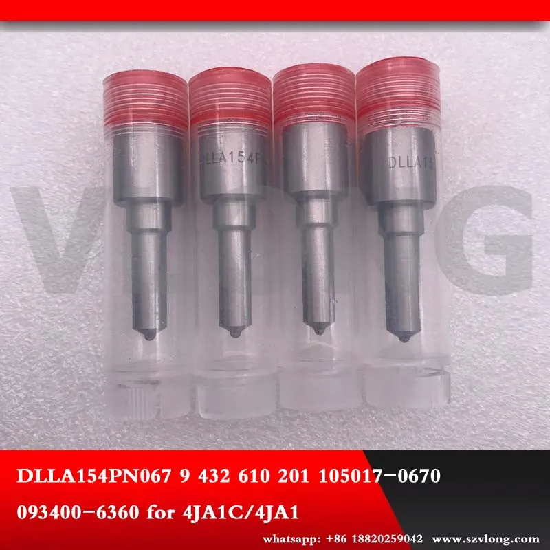 

Высококачественная форсунка PN типа, запасные части для дизельного топлива для 4JA 1C 4JA1 DLLA154PN067 9 432 610 201 1050170670 093400 -6360