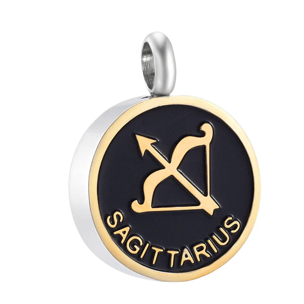 Sagittarius  Collection Necklace Never Fade or Tarnish Charm  Pendant Urn Necklace for Ashes Wholesale Cremation Jewlery