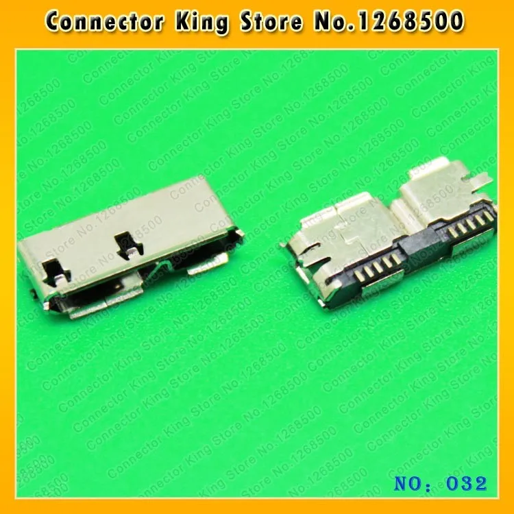 ChengHaoRan 30 шт./лот SMD Тип Micro USB 3,0 Женский USB3.0 разъем USB 3,0, MC-032