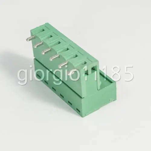 50x Block Terminal Connectors 2EDG 5.08-6P 90 Degree