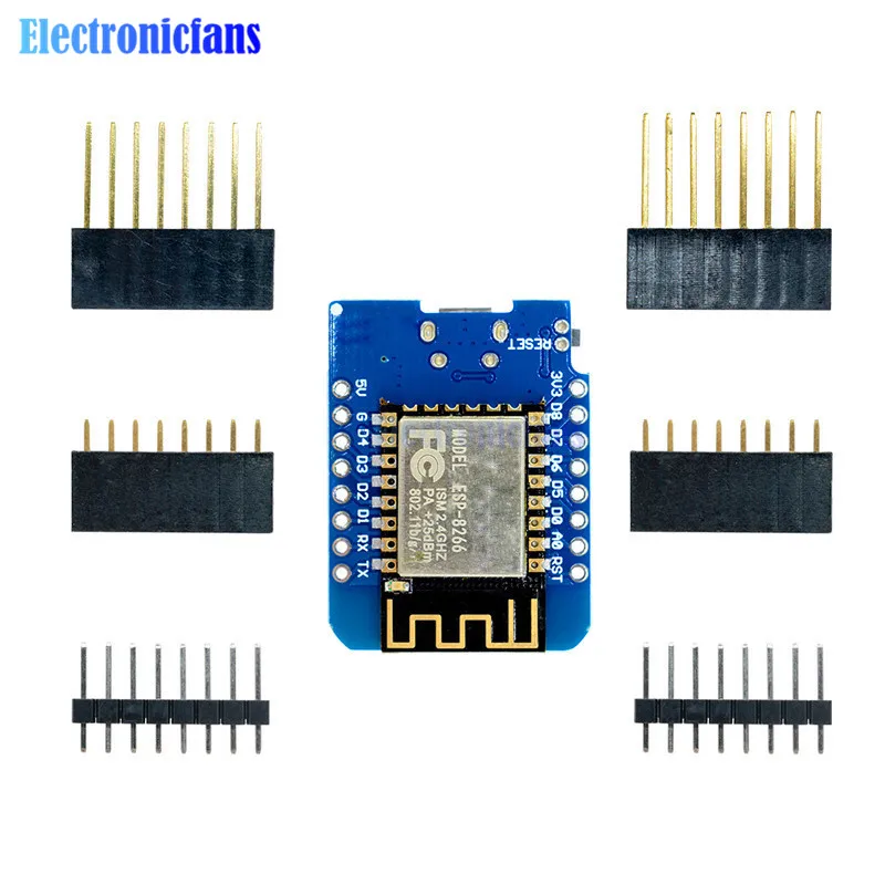 ESP8266 ESP-12 ESP-12F CH340G CH340 V2 USB WeMos D1 Mini WIFI Development Board D1 Mini NodeMCU IOT Board 3.3V With Pins