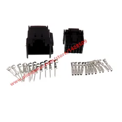 1 Set 12 Pin Auto Car Window Lifter Assembly Connector Black Plug For Automotive Wiring Harness 174058-2 174045-2