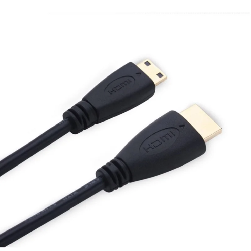 

Mini HDMI-compatible cable Plug Male-Male Cable 1.4 Version 1080p 3D for TABLETS DVD