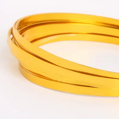 5mm Flat Aluminum Wire for DIY Necklace and Bracelets