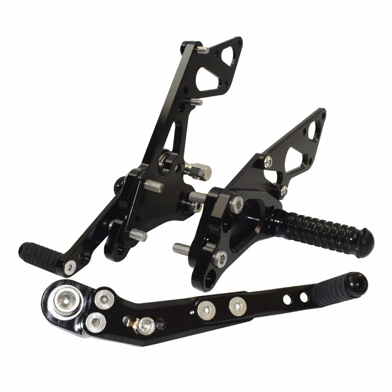 waase Motorcycle Rider Racing Rearset Rear Sets Footrests Foot Rest Pegs For Suzuki GSXR 600 750 2011 2012 2013 2014 2015-2018