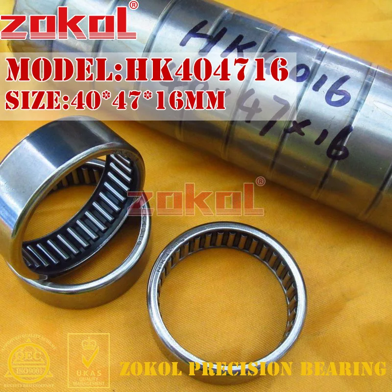 5Pcs/Lot HK404716/4016 Needle Roller Bearing 40*47*16 ZOKOL